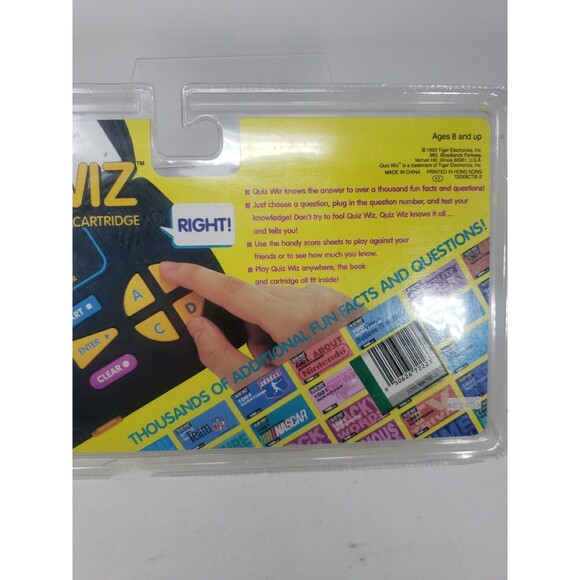 VTG Tiger Quiz Wiz 1001 Questions Greatest Sports Legends Cartridge & Book 4 - Picture 9 of 12